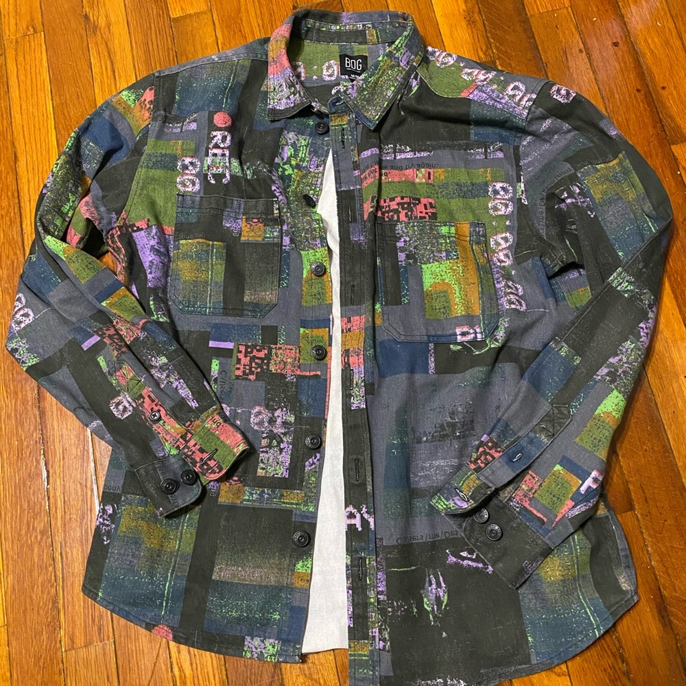 BDG denim button shirt